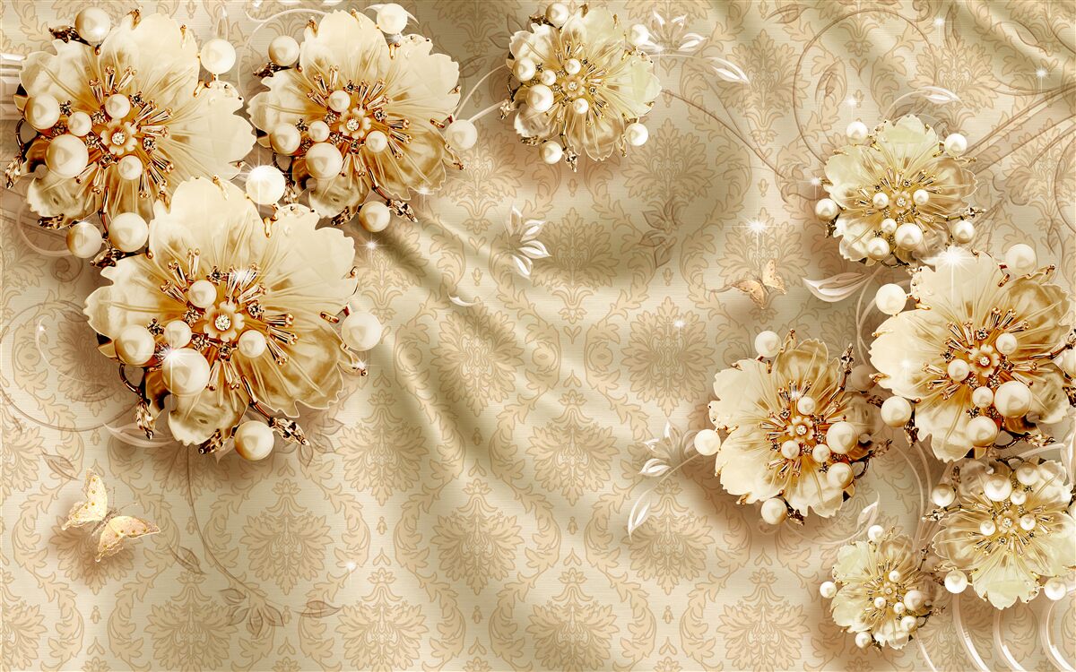 Фотошпалери відтінки коричневого домінують над квітковими та шовковими тонами