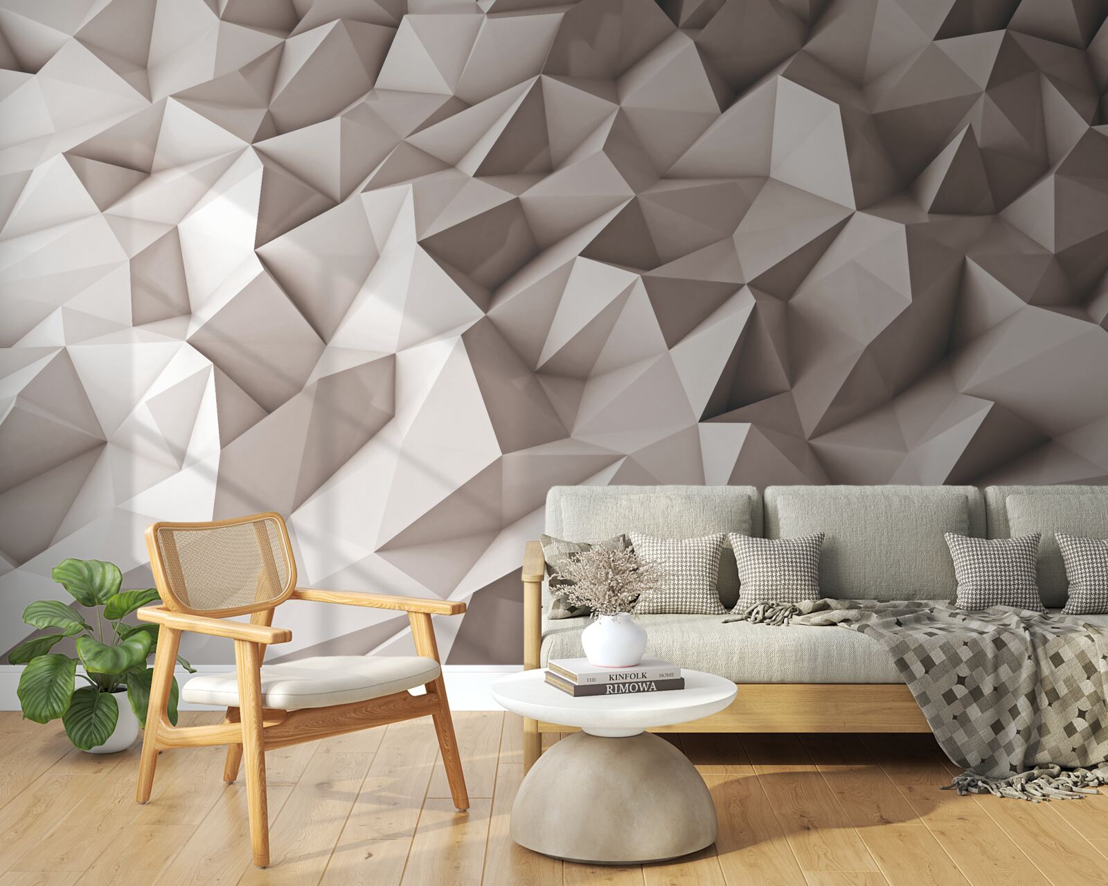 Фотошпалери 3d моделювання абстрактних форм