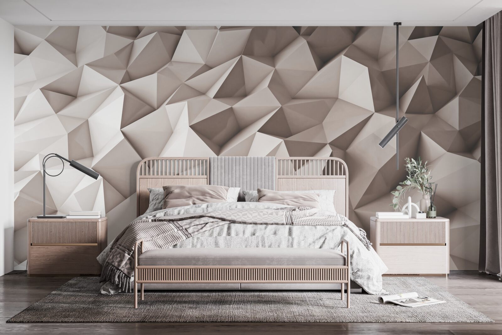 Фотошпалери 3d моделювання абстрактних форм