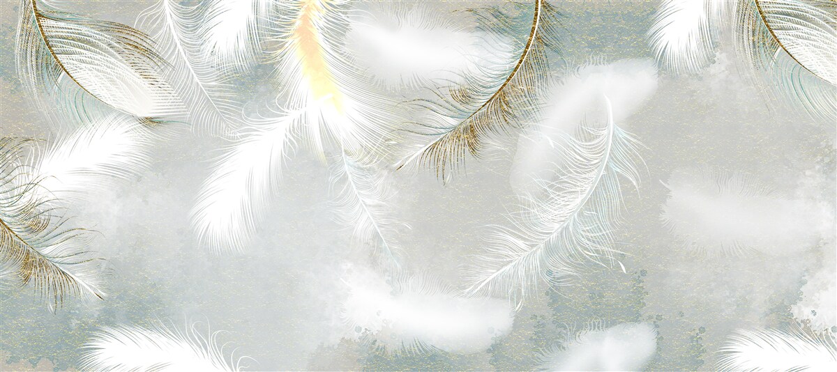 Фотошпалери пір'я на задньому плані