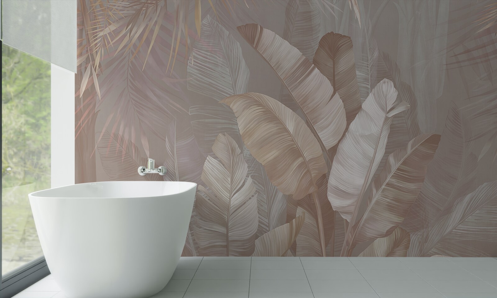 Фотошпалери м'які тропічні ліси