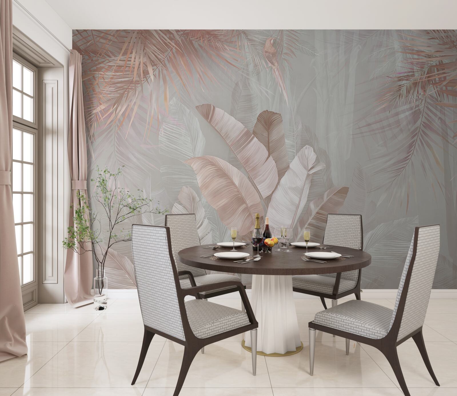 Фотошпалери тропічний ранок, сповнений ніжності