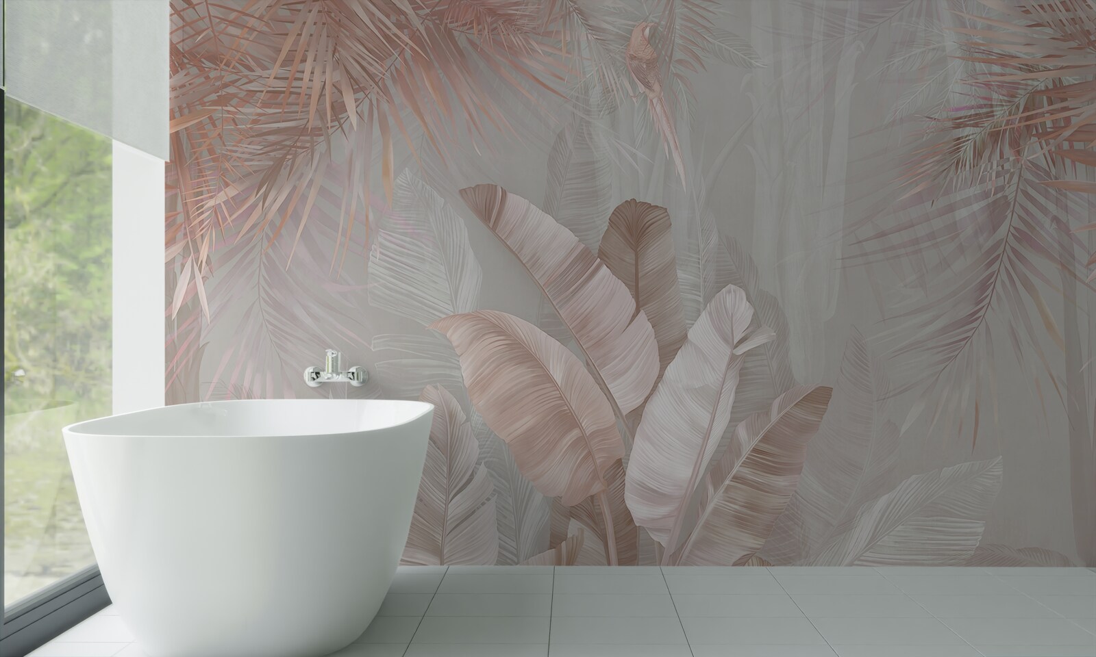 Фотошпалери тропічний ранок, сповнений ніжності