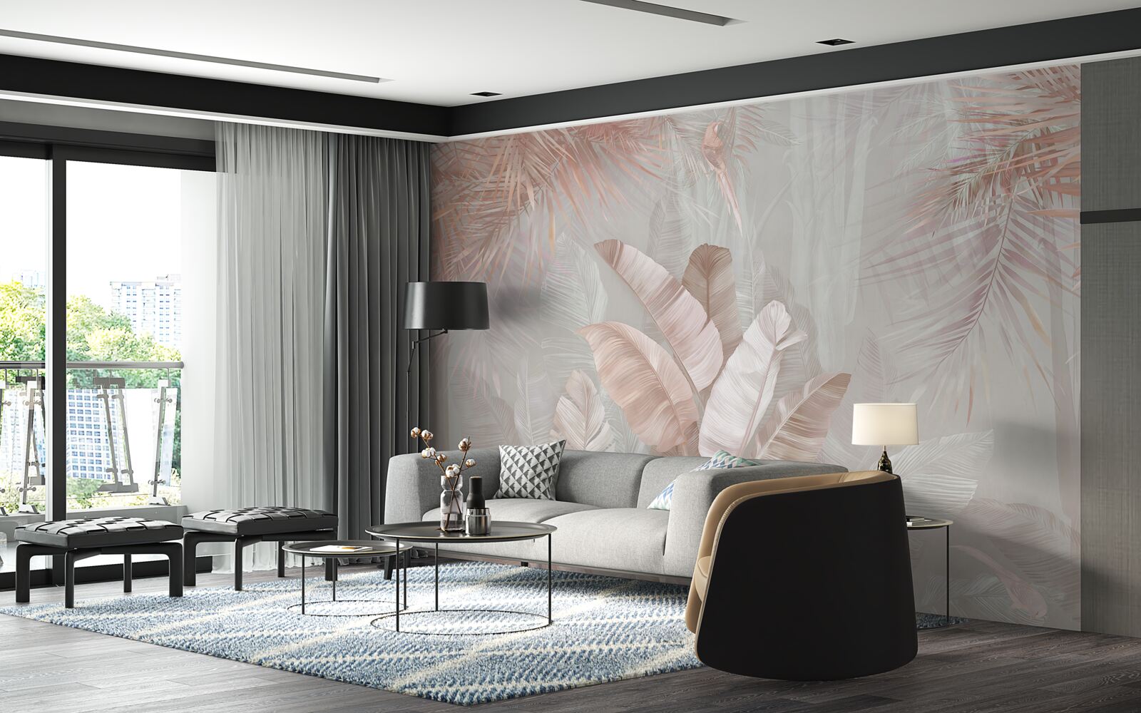 Фотошпалери тропічний ранок, сповнений ніжності