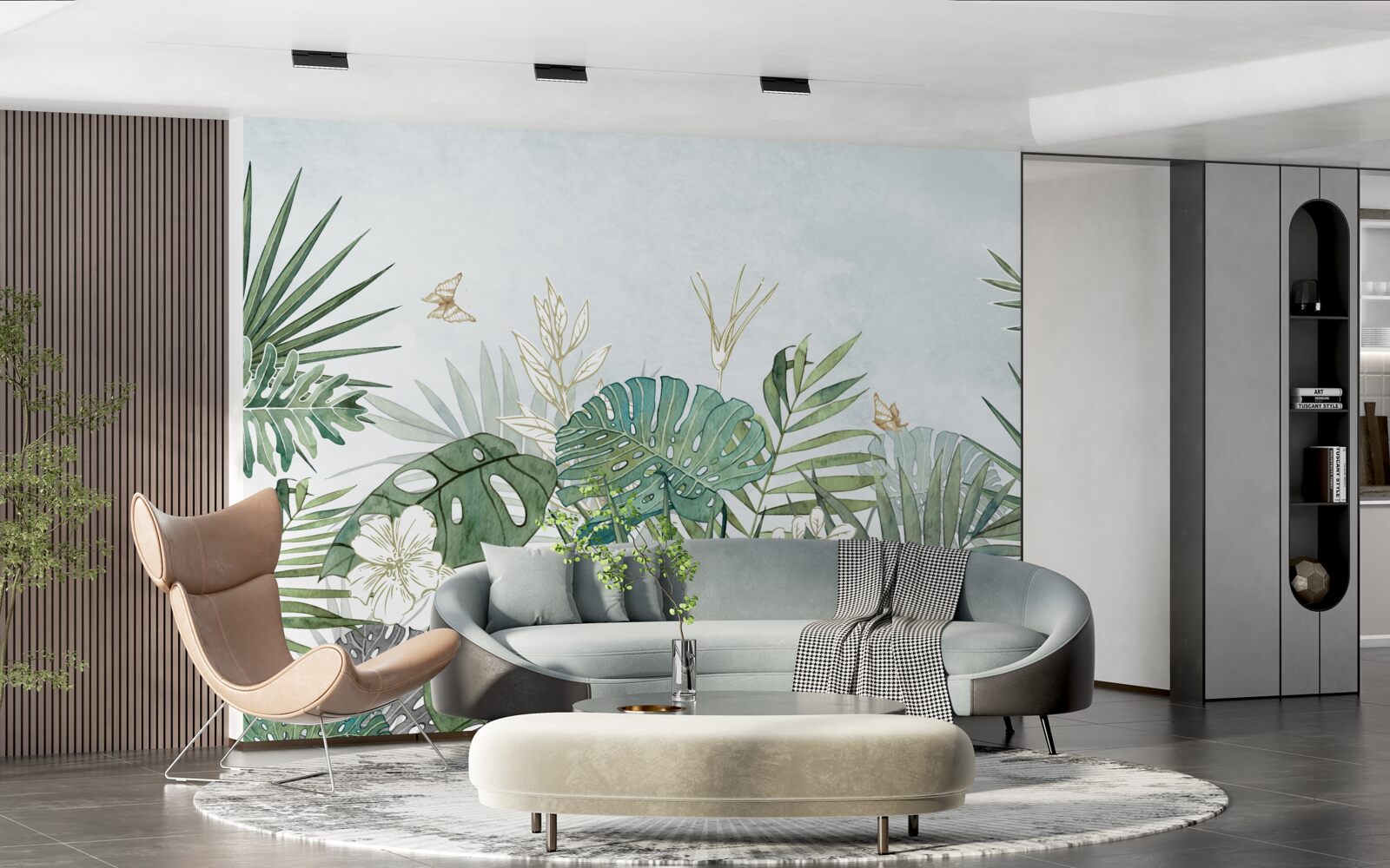 Фотошпалери різноманітність флори в тропічному регіоні