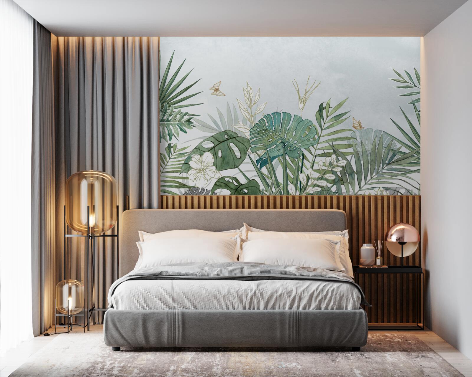 Фотошпалери різноманітність флори в тропічному регіоні