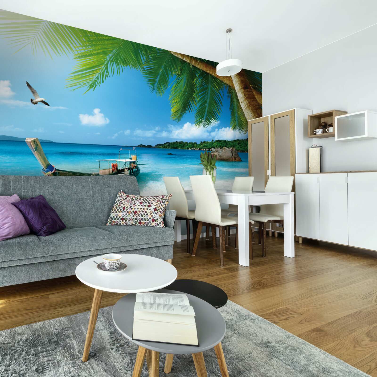 Фотошпалери причал на острові біля моря