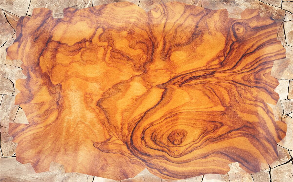 Фотошпалери червонувато-коричнева деревина