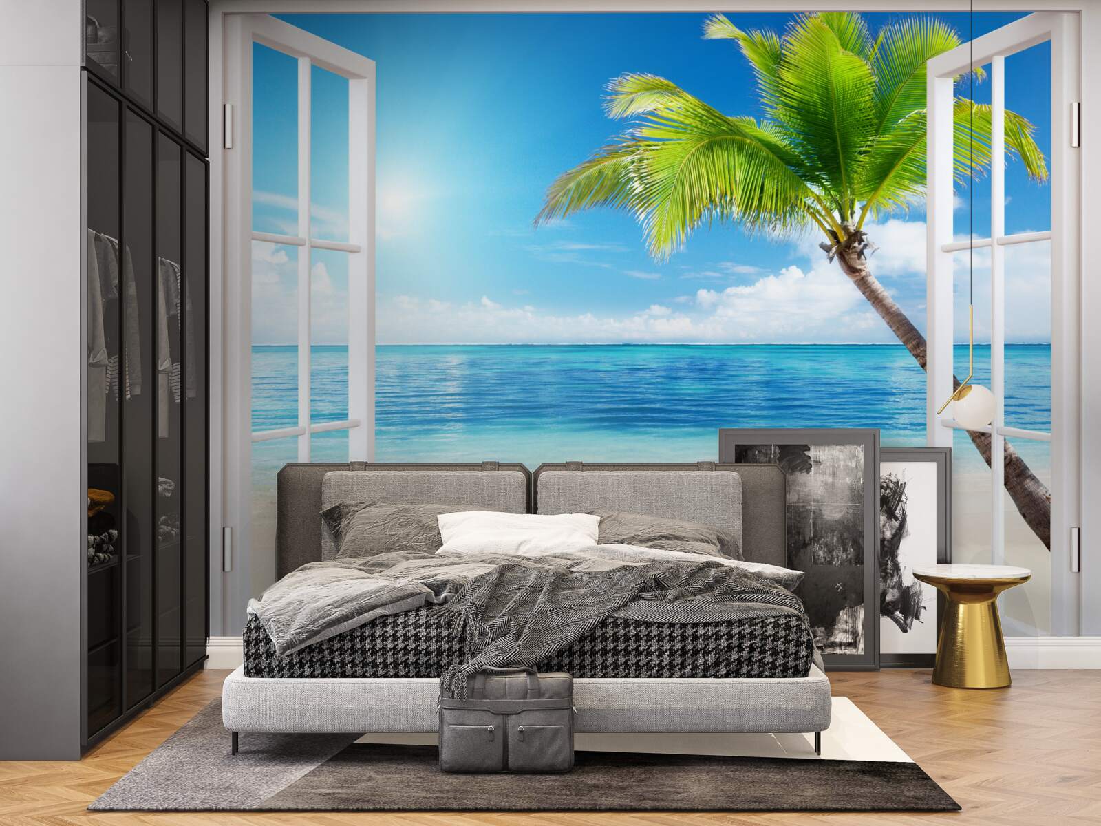 Фотошпалери За вікном екзотична тропічна насолода