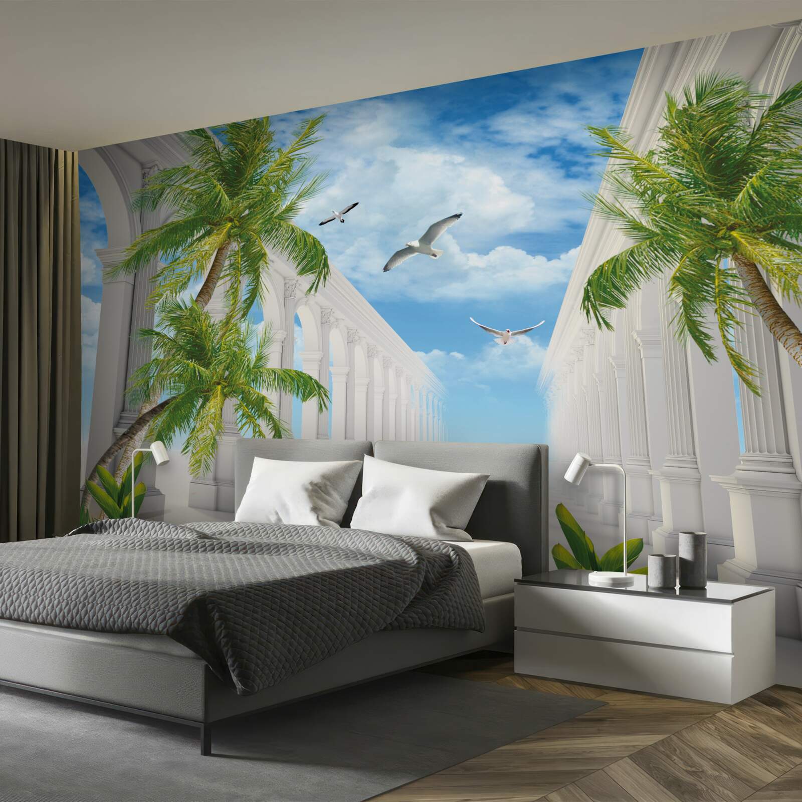 Фотошпалери Білосніжні розкішні арки