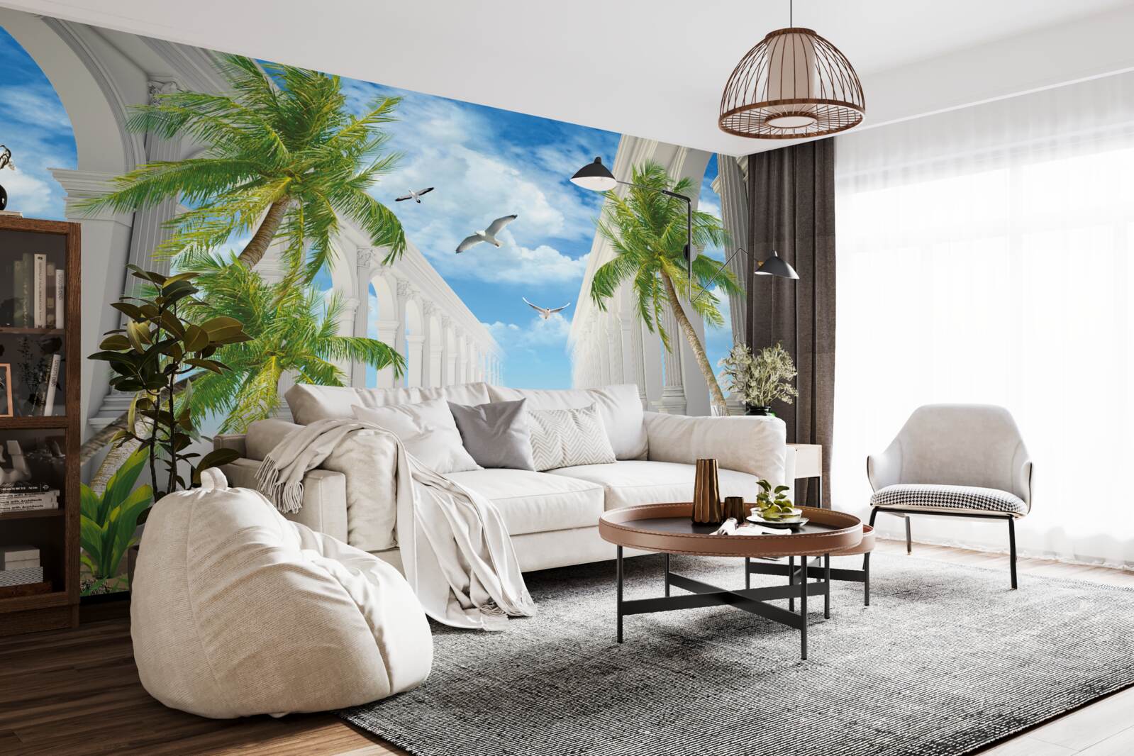 Фотошпалери Білосніжні розкішні арки