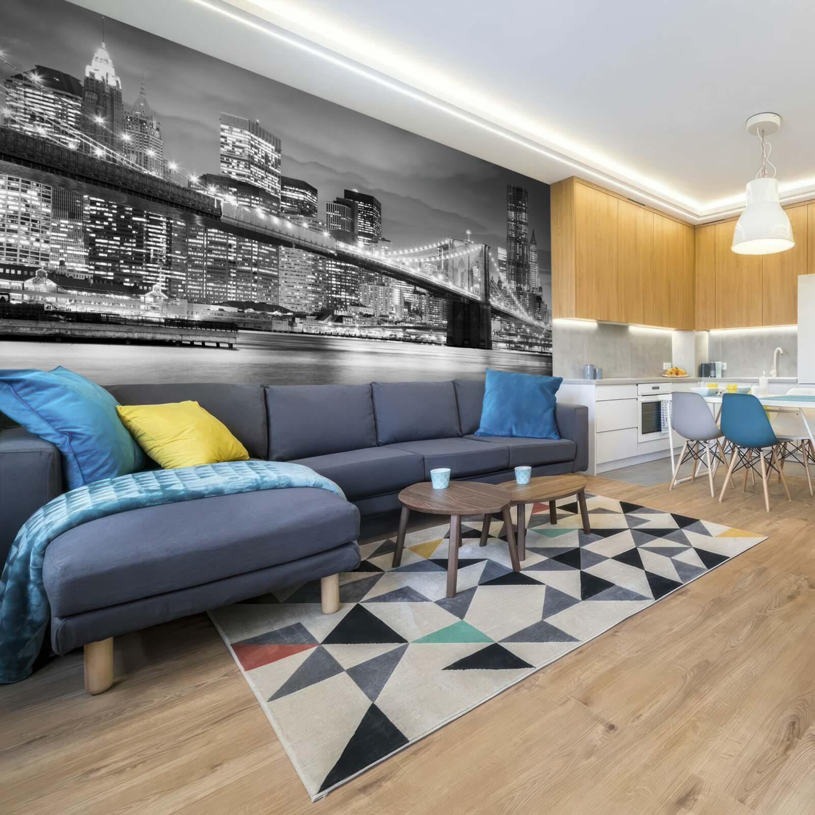 Фотошпалери нью-йорк у чорно-білих тонах