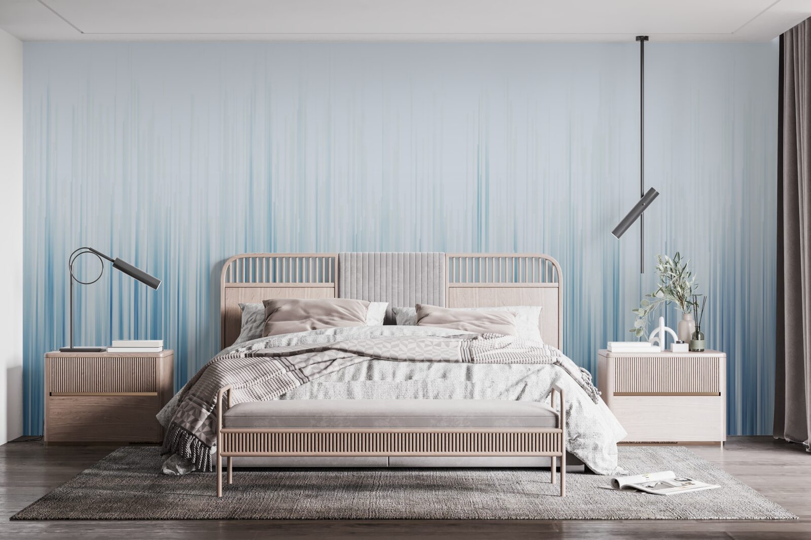 Фотошпалери сильна злива по всьому полю