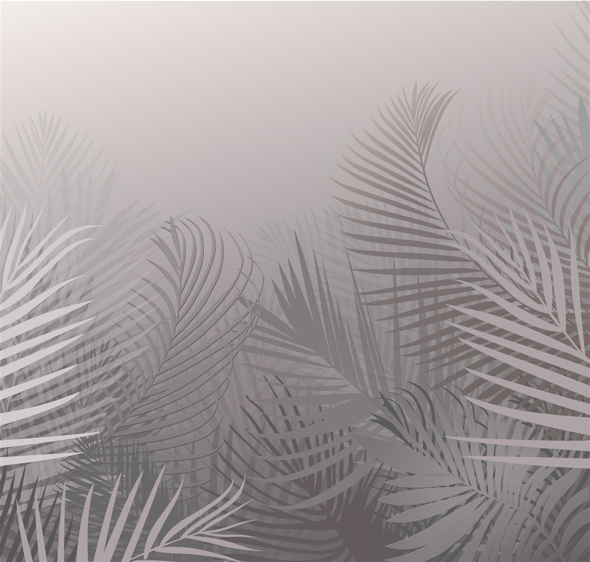 Фотошпалери час димного світанку в тропічному лісі