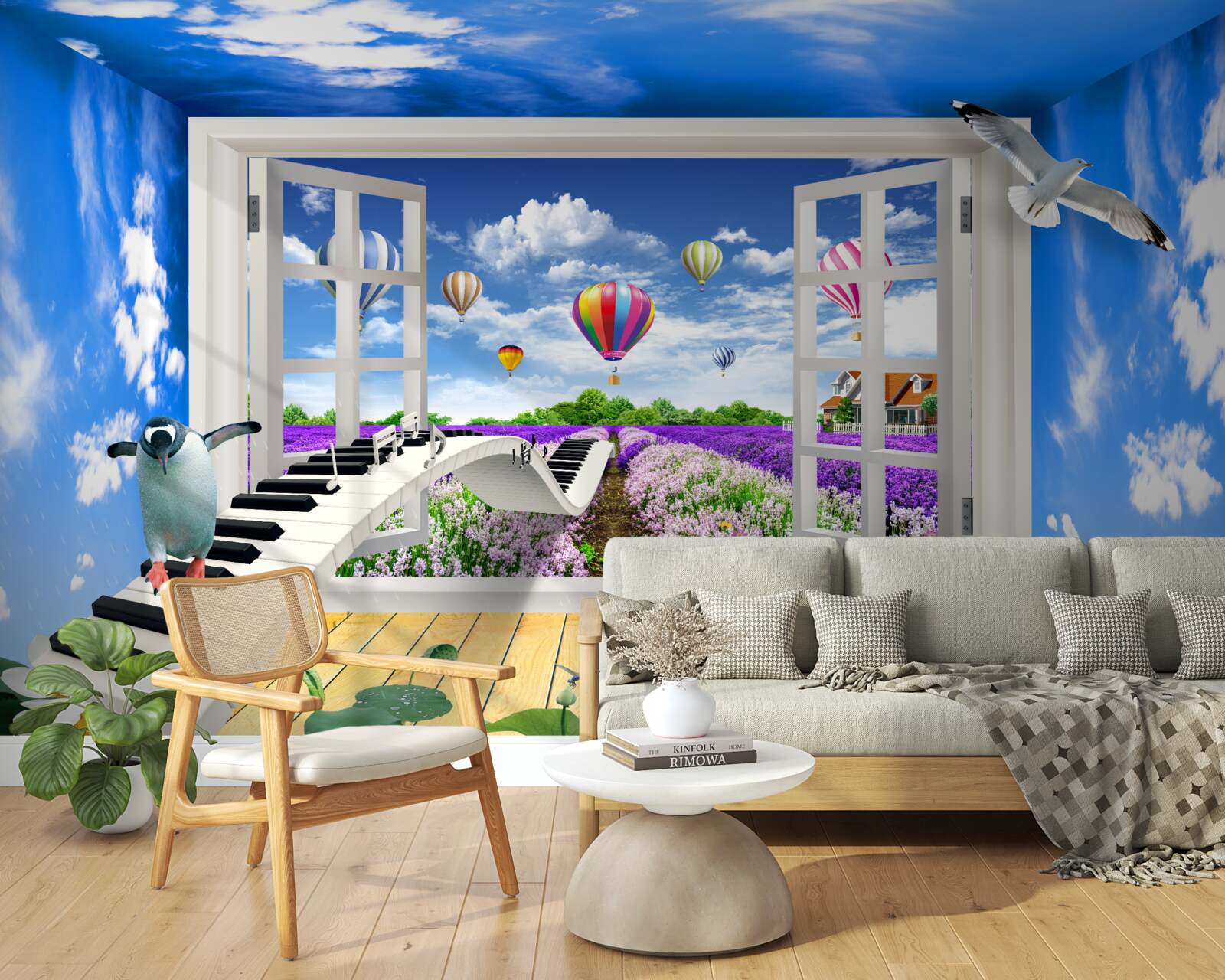 Фотошпалери чарівне вікно мелодії