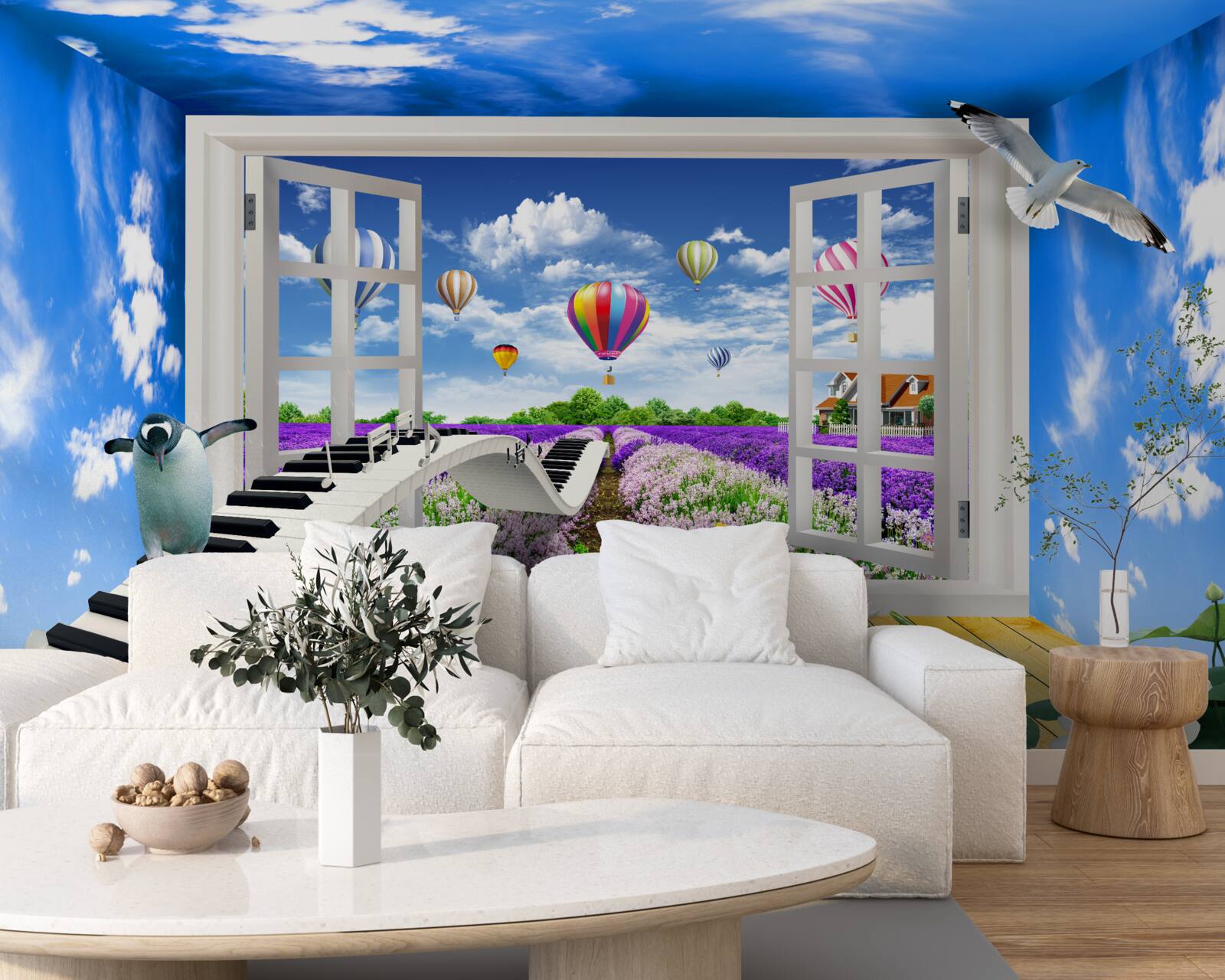 Фотошпалери чарівне вікно мелодії