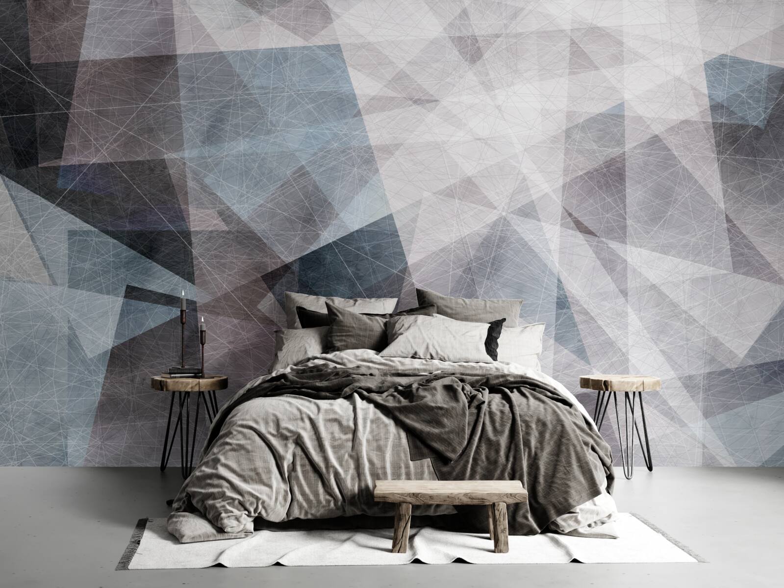 Фотошпалери анотація містить сірі трикутники