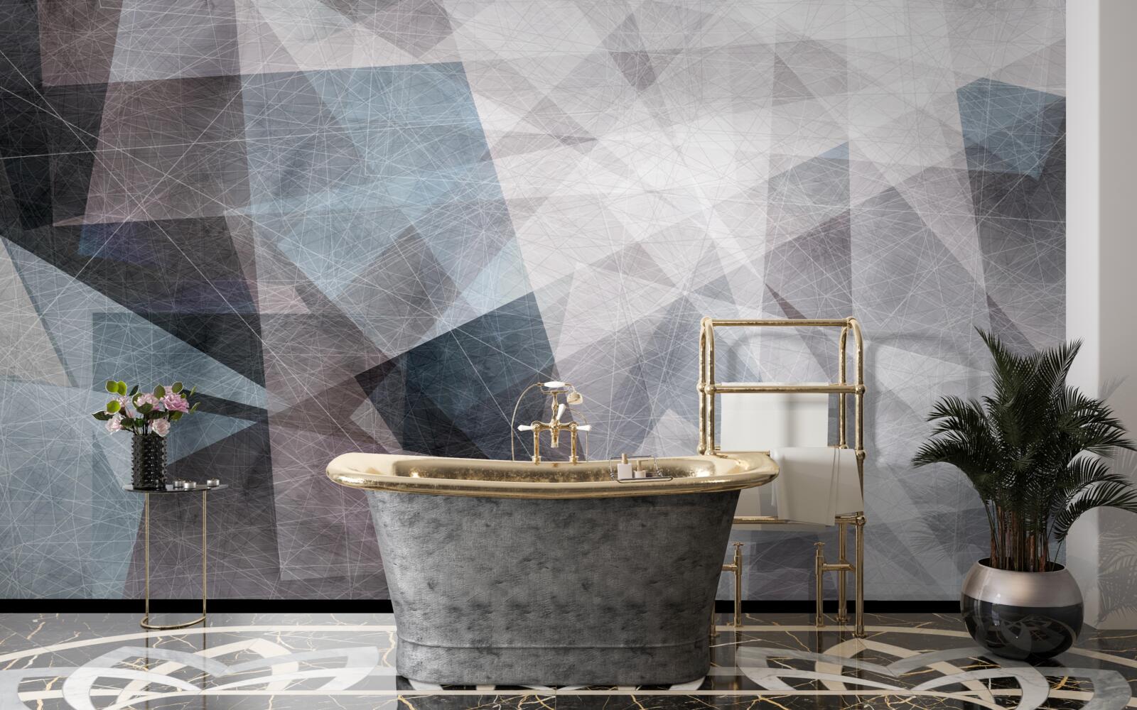 Фотошпалери анотація містить сірі трикутники