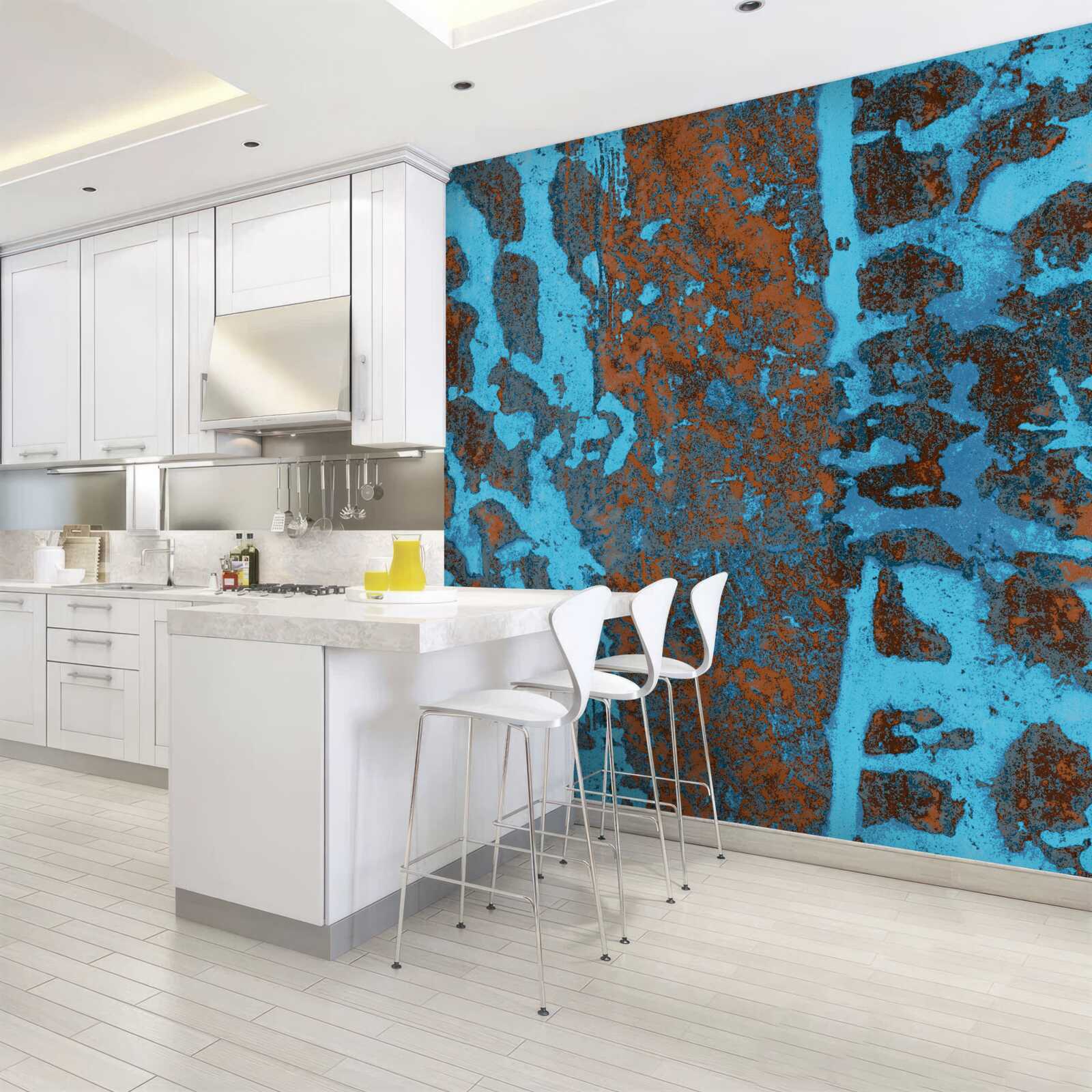 Фотошпалери старий металевий фон