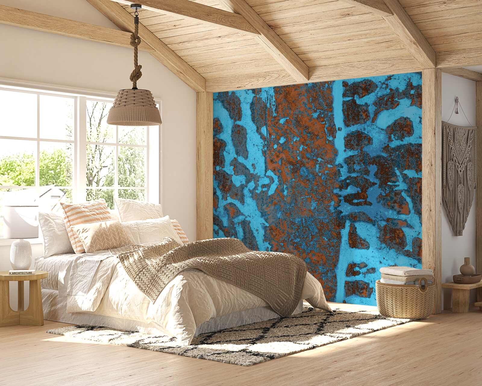 Фотошпалери старий металевий фон