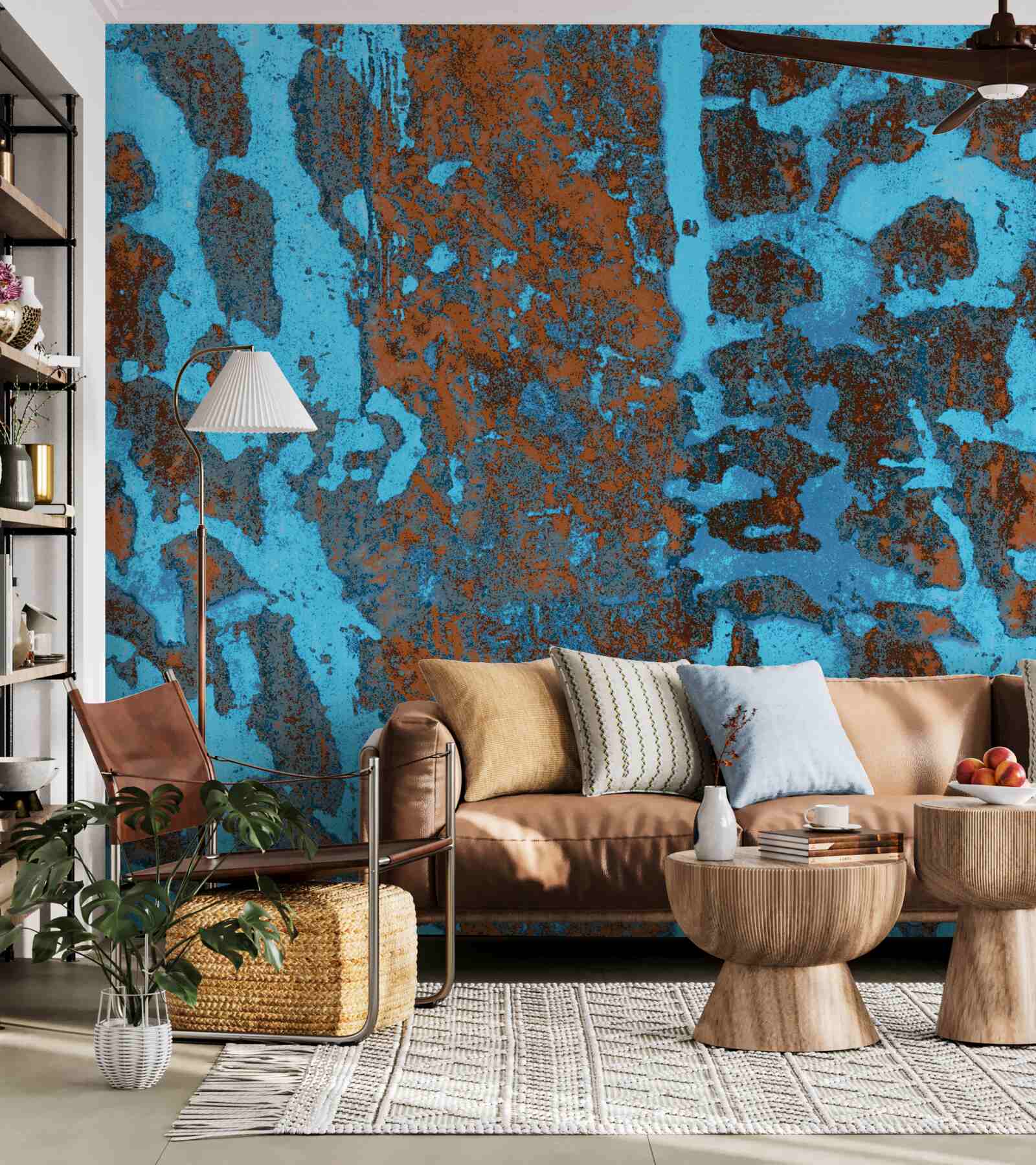 Фотошпалери старий металевий фон