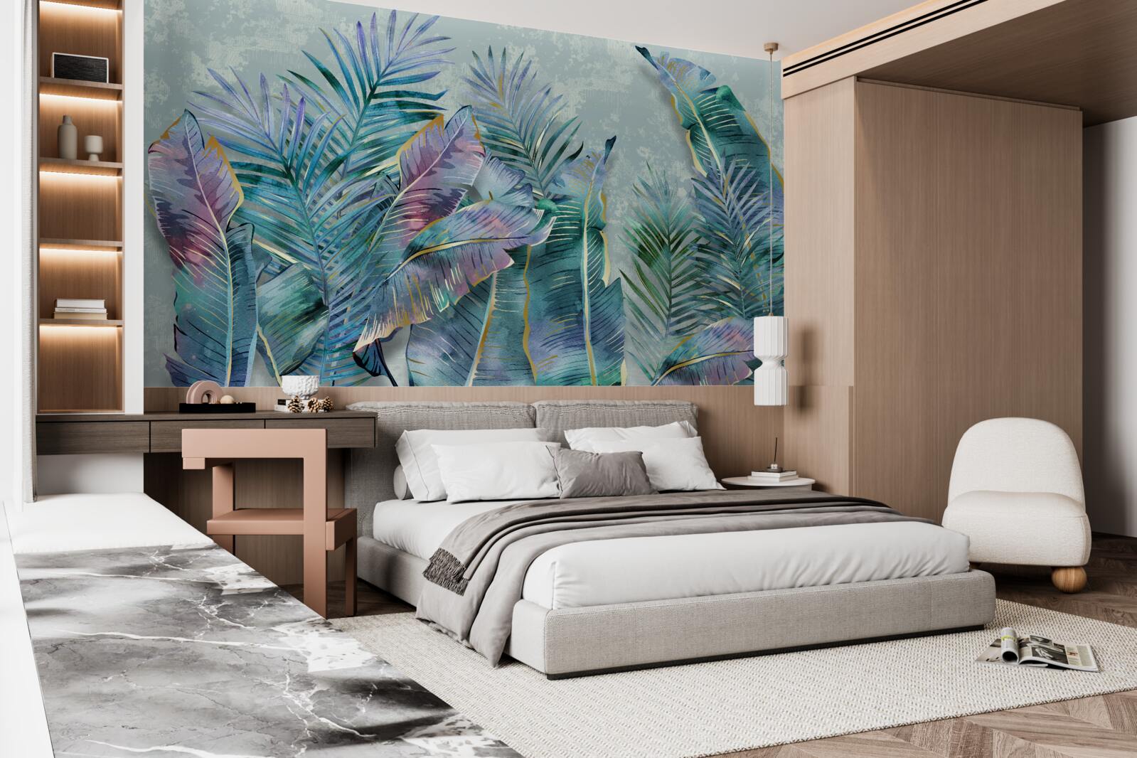 Фотошпалери дивовижне пальмове листя