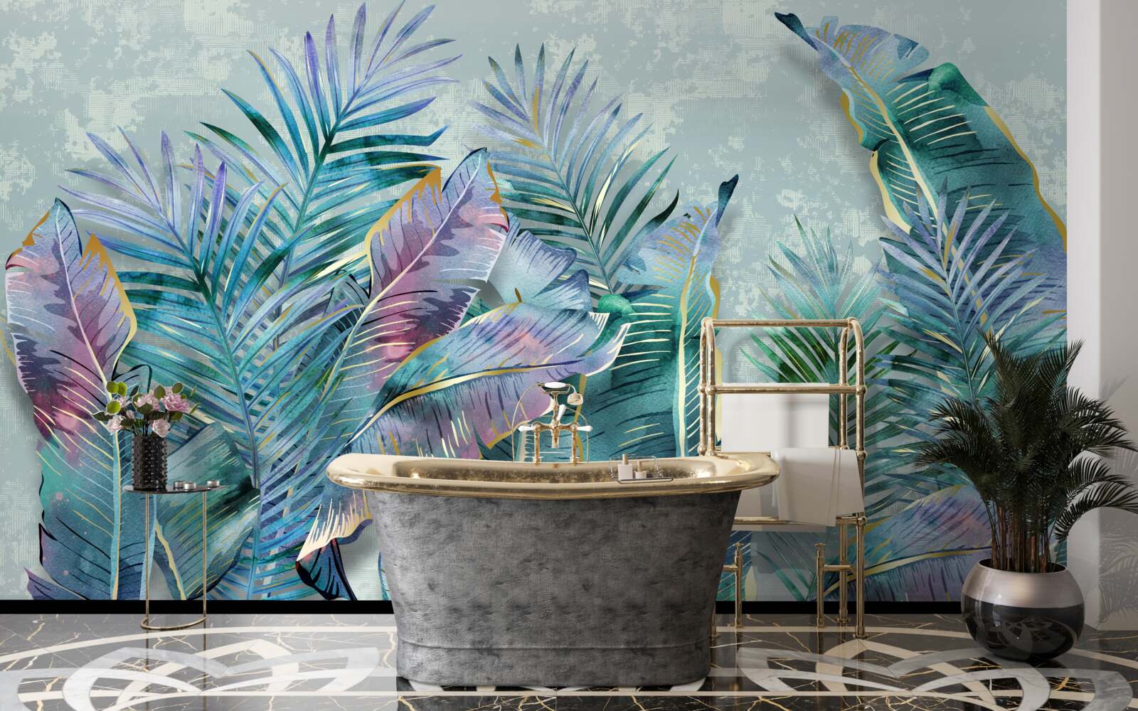 Фотошпалери дивовижне пальмове листя