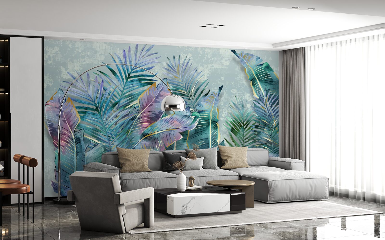 Фотошпалери дивовижне пальмове листя