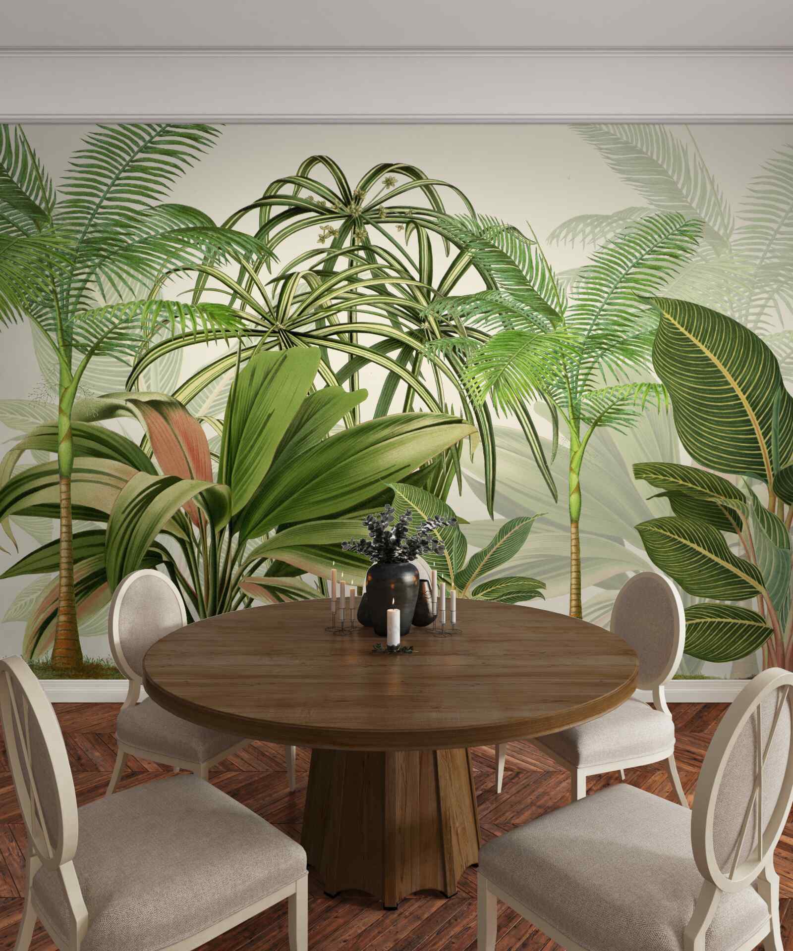 Фотошпалери тропічні дерева, в тому числі пальми