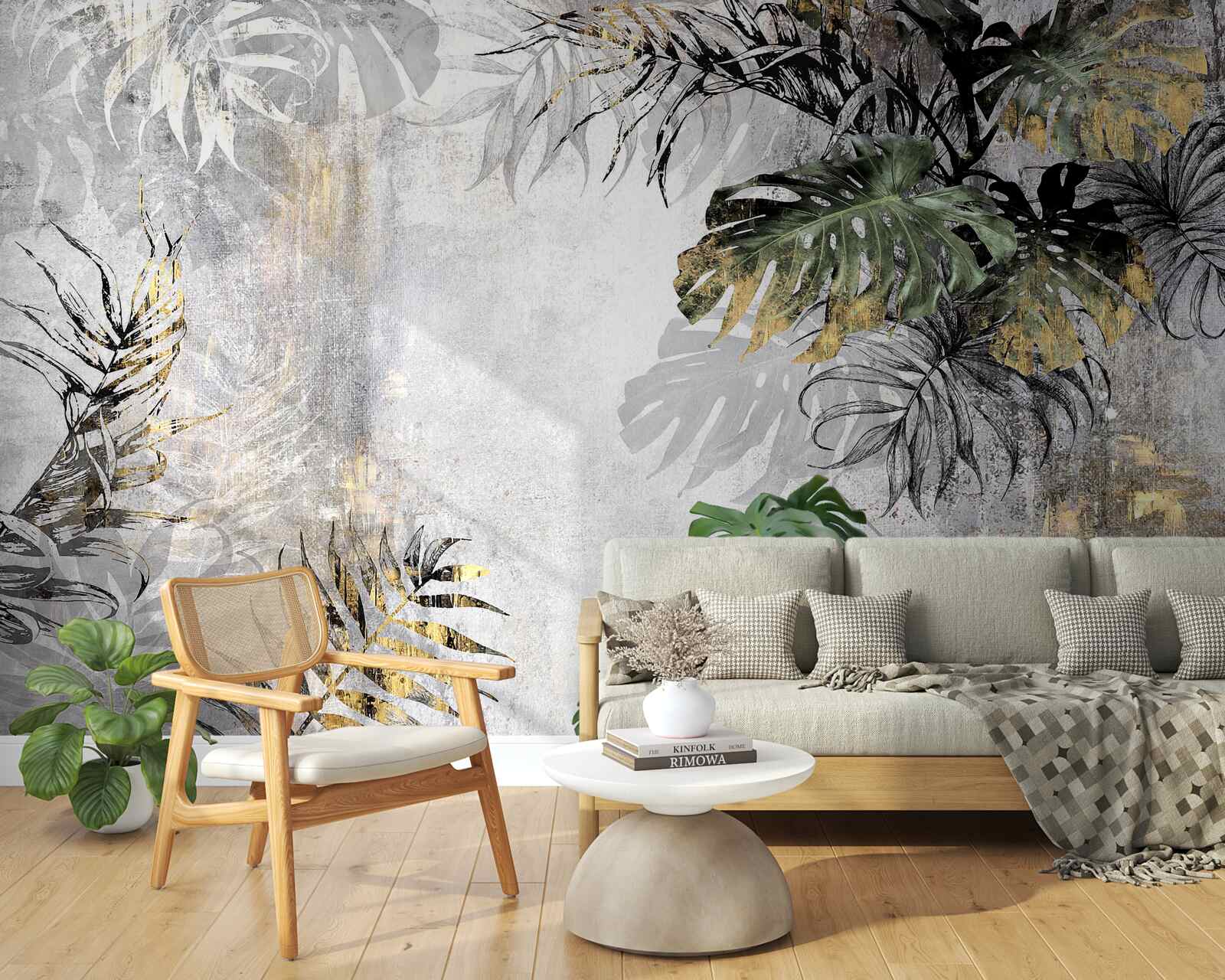 Фотошпалери дощ у тропічному лісі