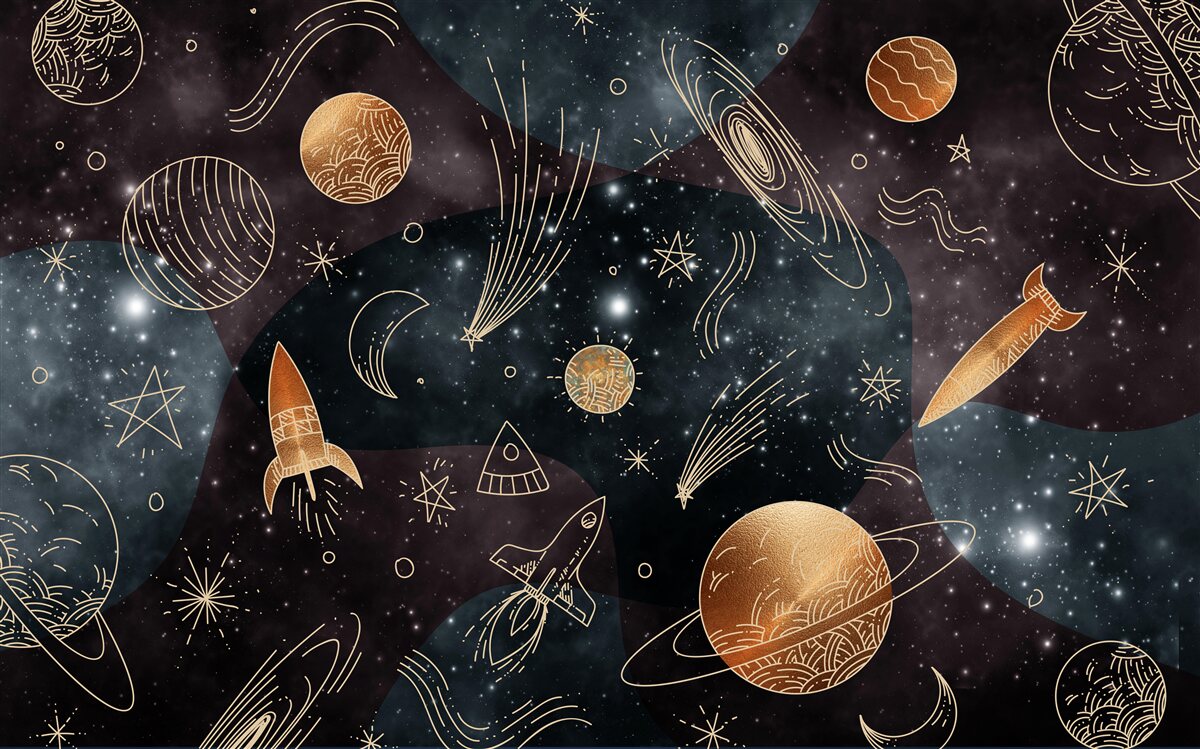 Фотошпалери дослідження космосу та астрономія