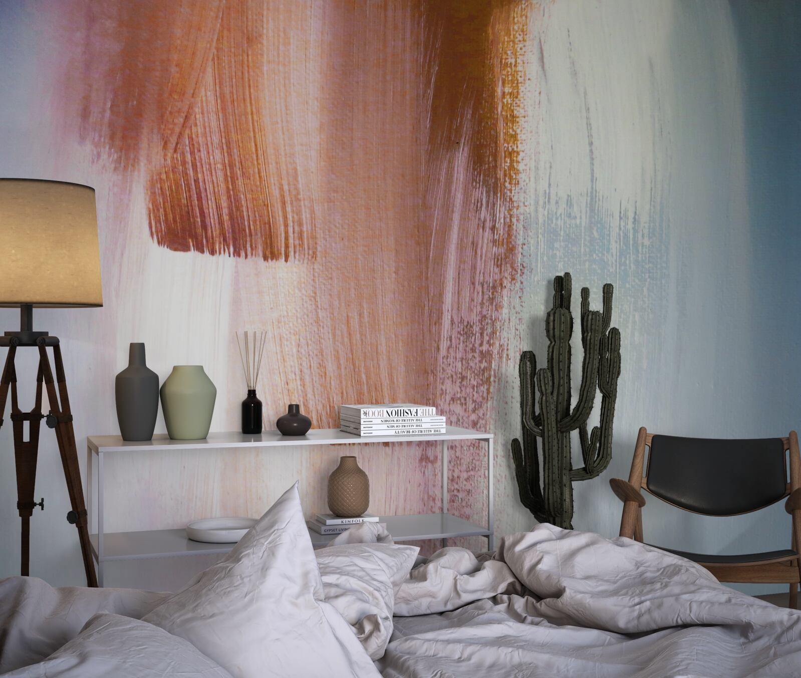 Фотошпалери барвисті абстрактні мазки