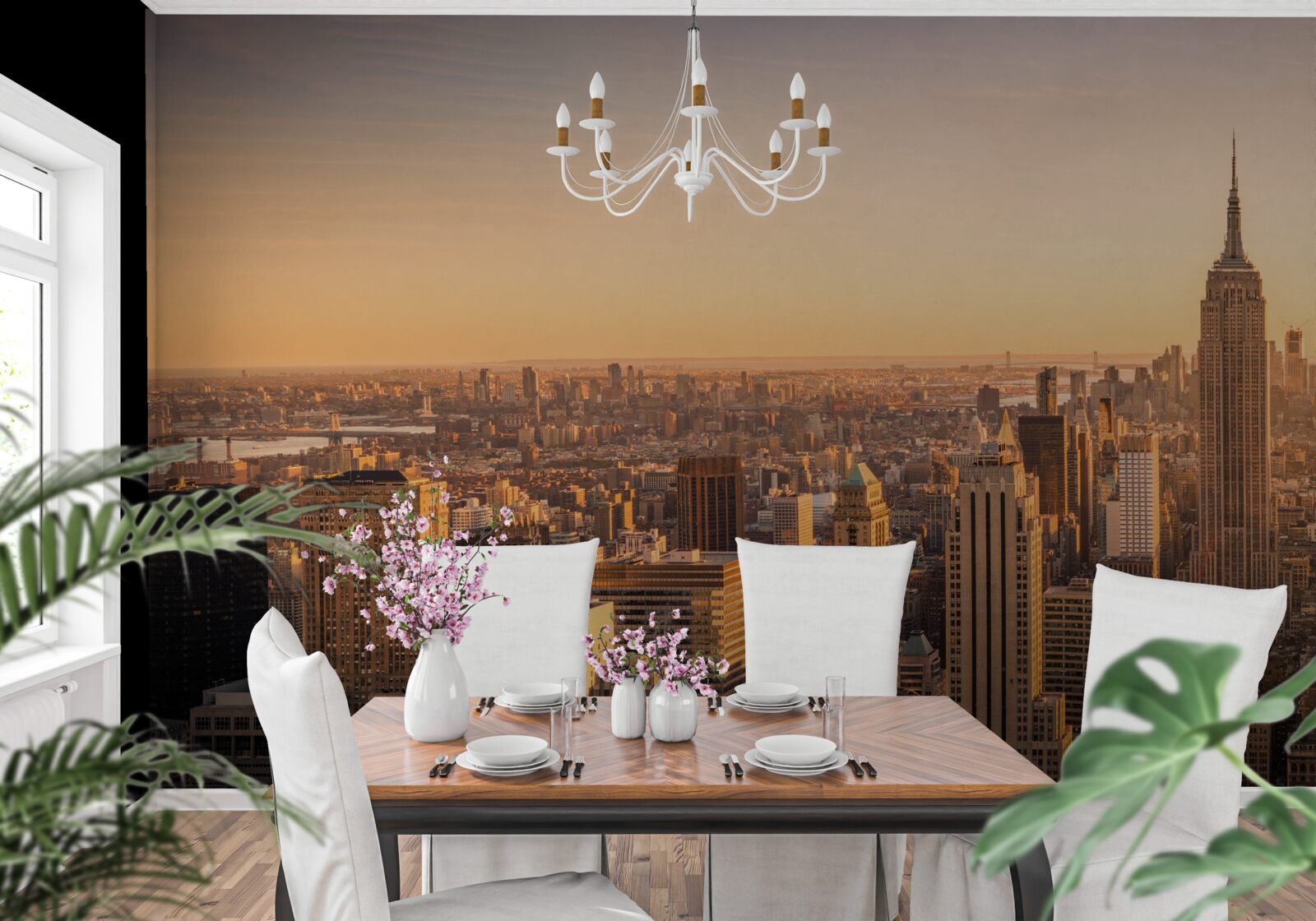 Фотошпалери Світанок над Нью-Йорком