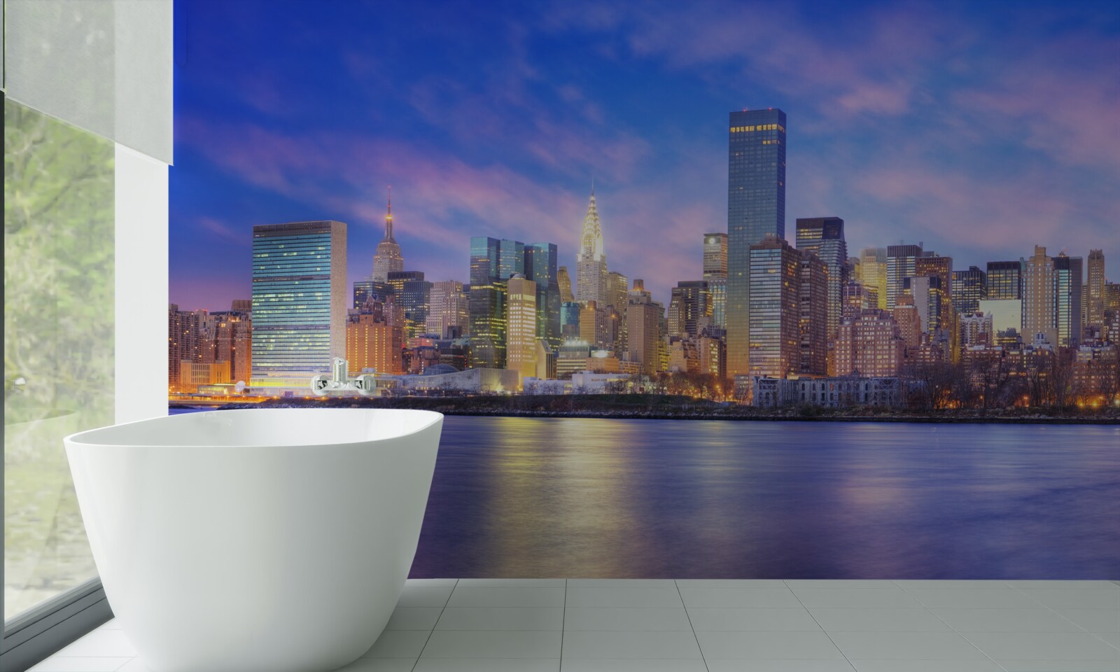 Фотошпалери вид на хмарочоси міста