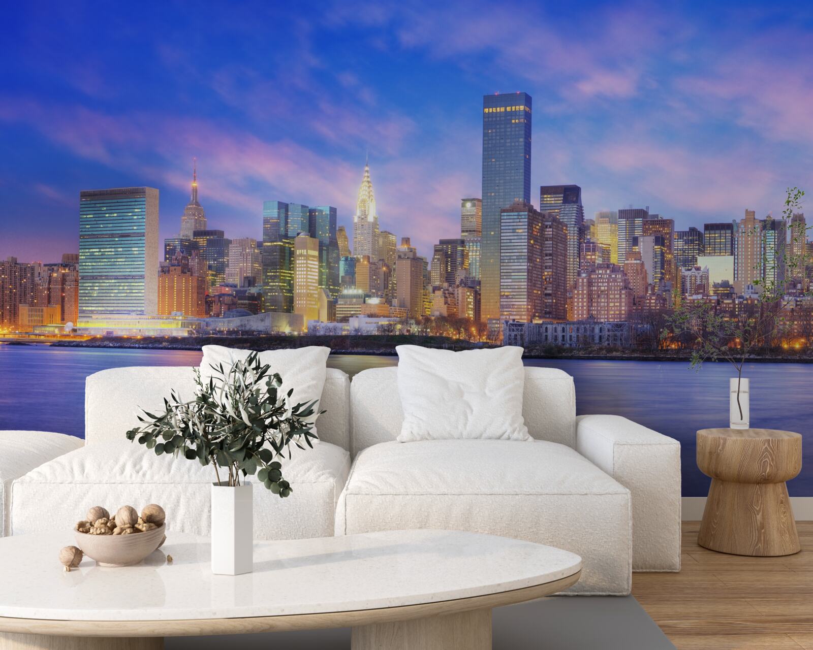 Фотошпалери вид на хмарочоси міста