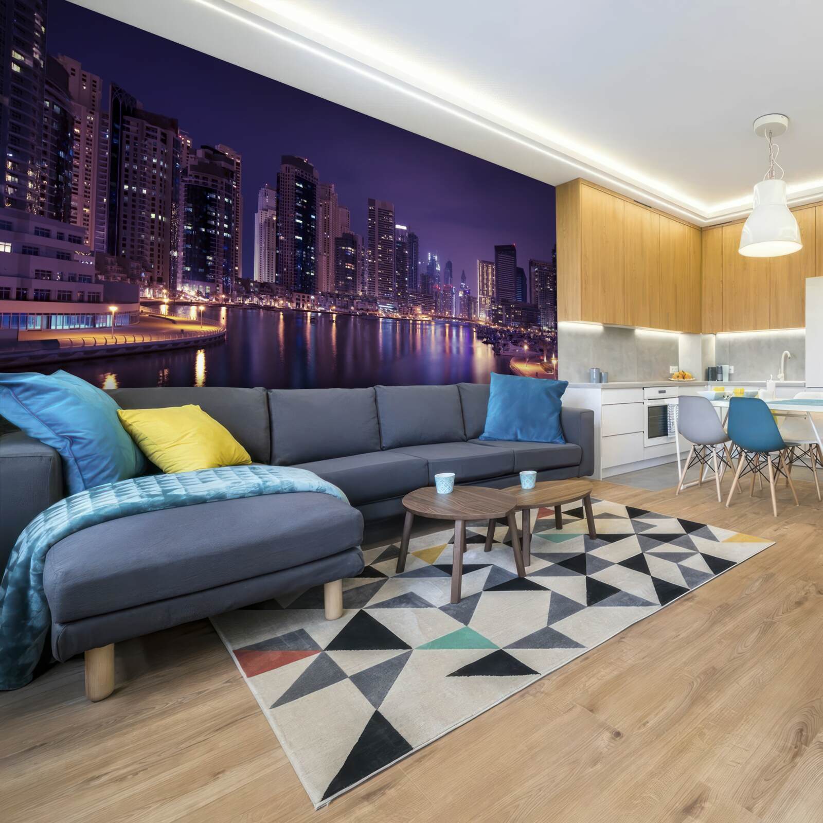 Фотошпалери хмарочоси чикаго вночі