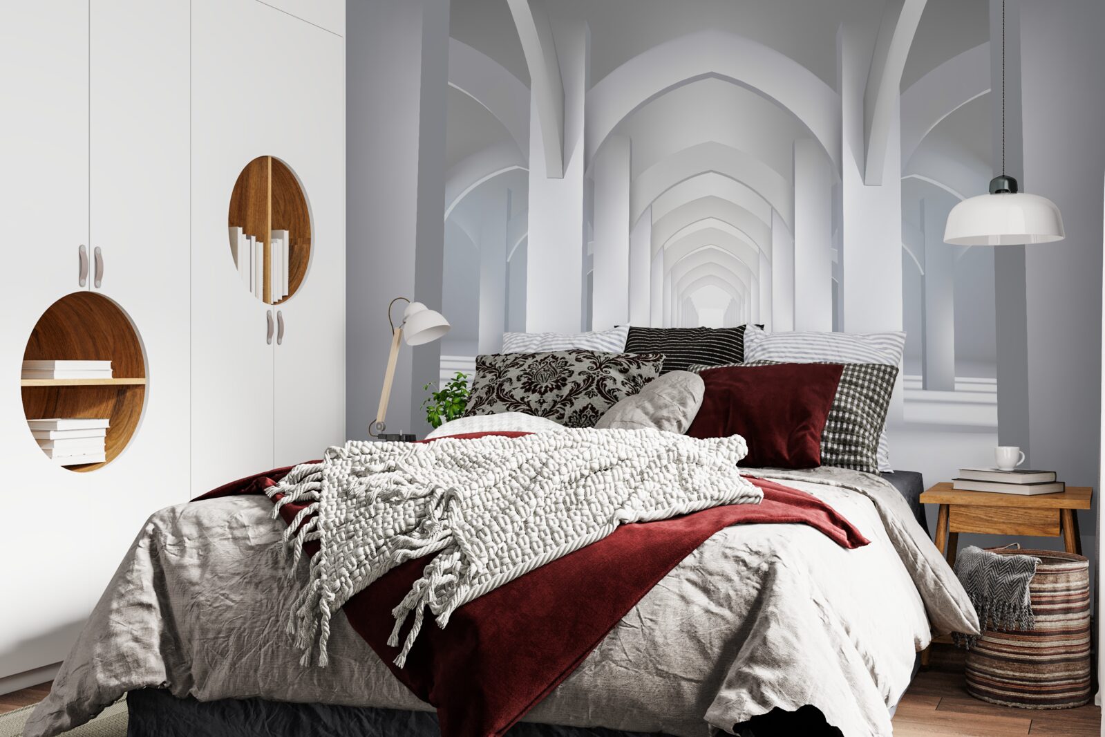 Фотошпалери світлові арки в готичному стилі