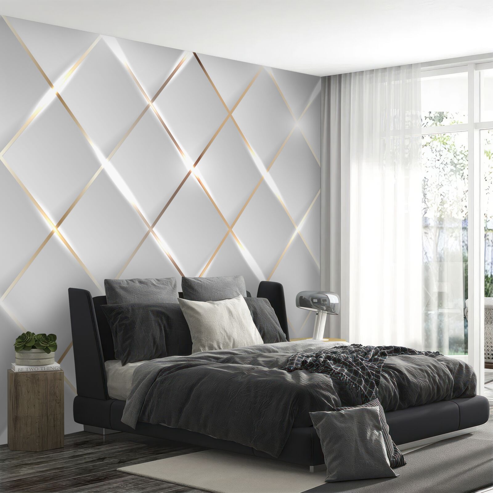 Фотошпалери золоті та срібні порцелянові сервізи