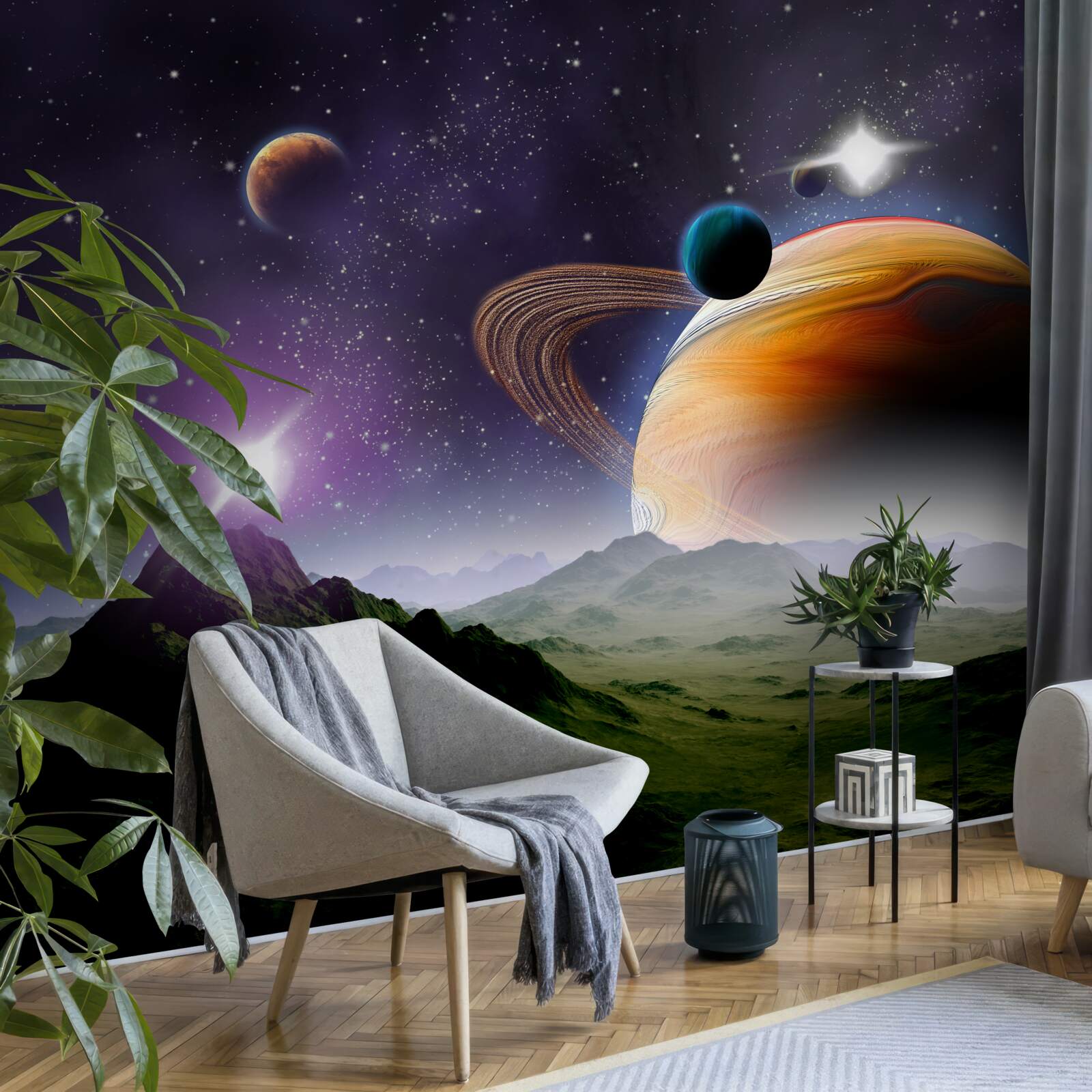 Фотошпалери чарівний простір зірок