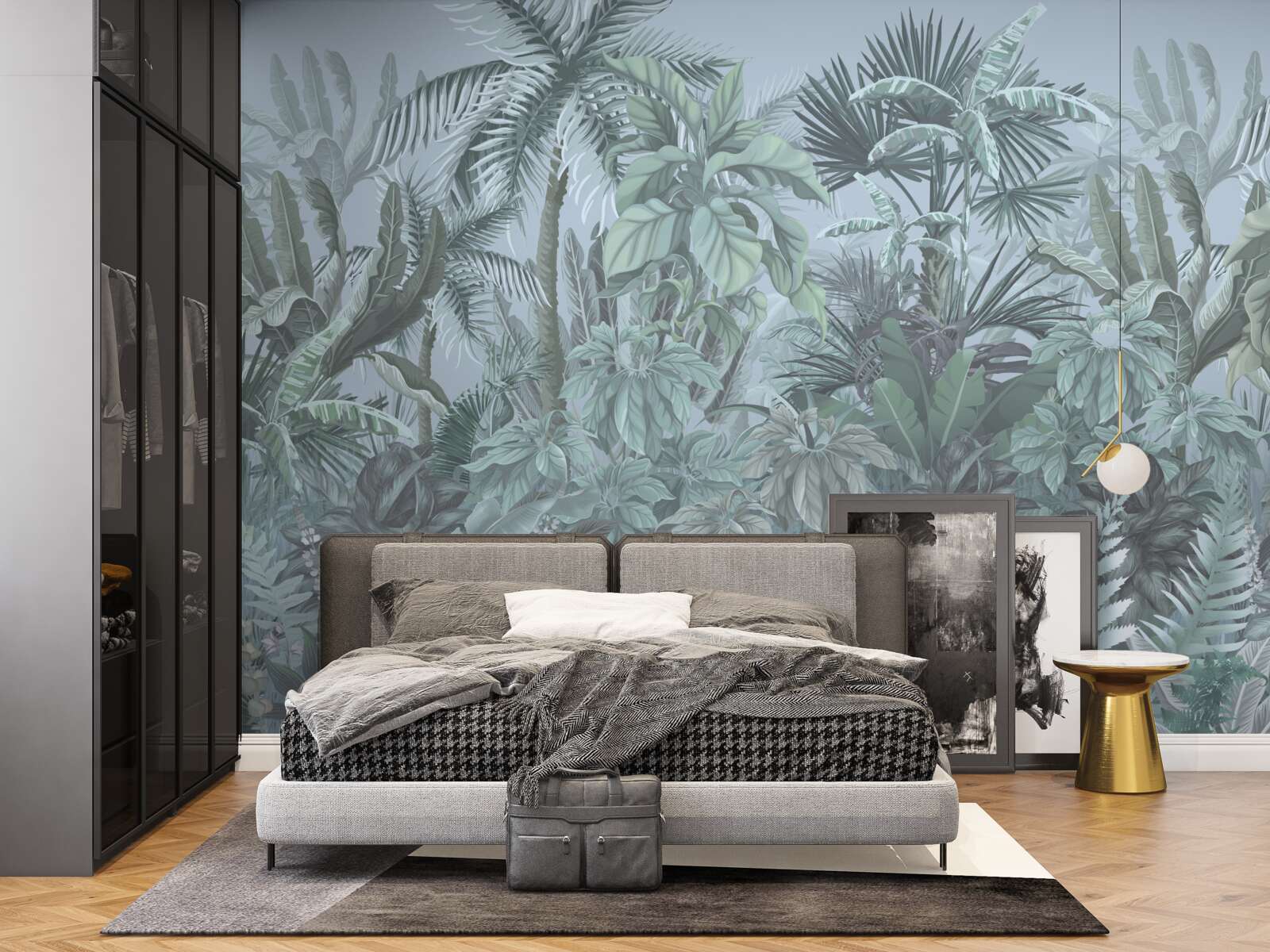 Фотошпалери темрява в джунглях