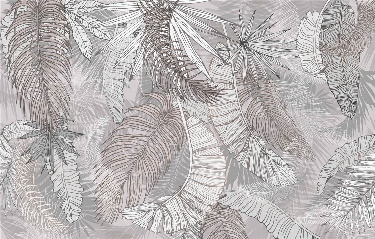 Фотошпалери джунглі, повні рослинності