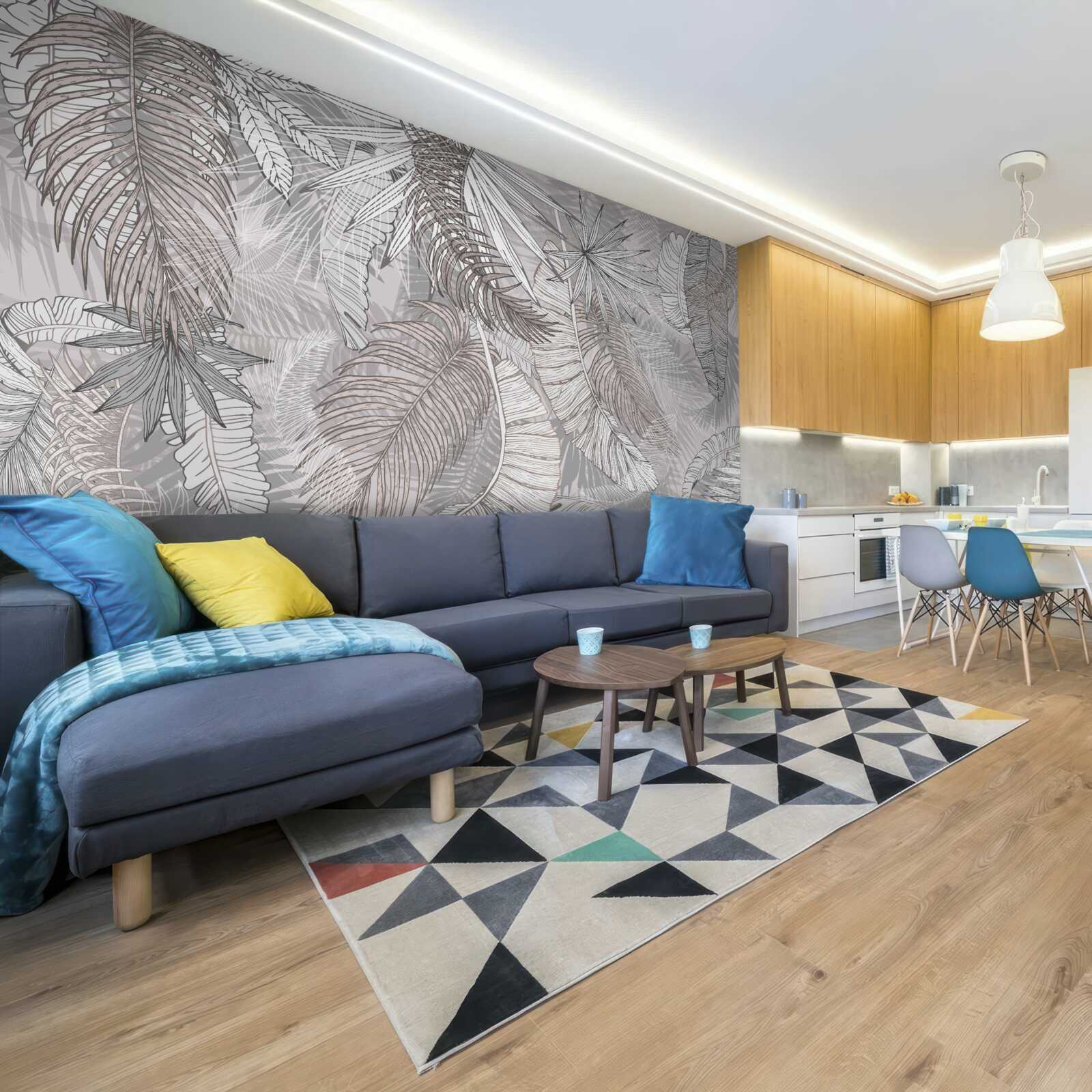 Фотошпалери джунглі, повні рослинності