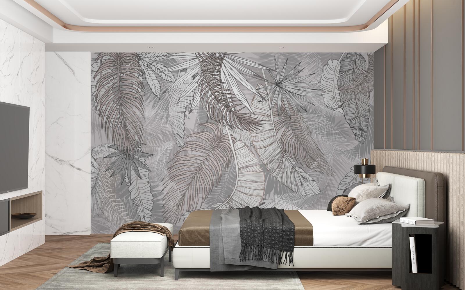 Фотошпалери джунглі, повні рослинності