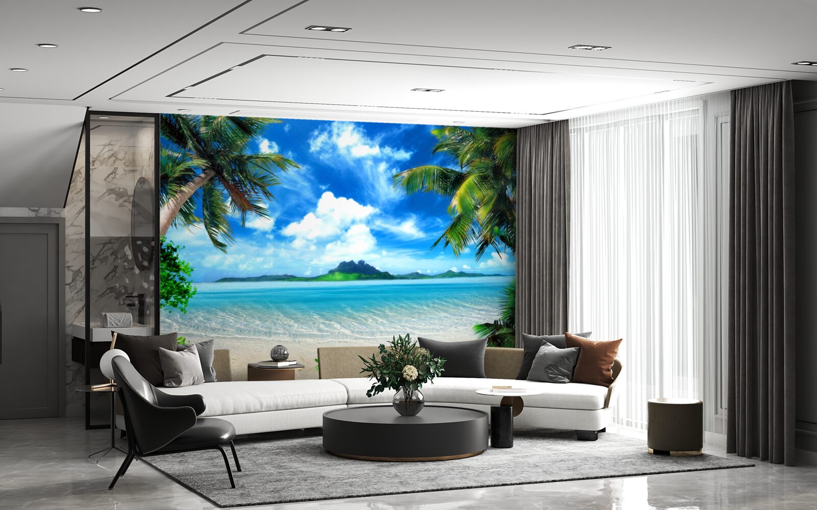 Фотошпалери рай у тропіках