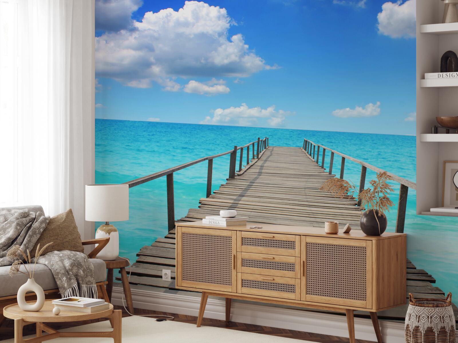 Фотошпалери падіння в безмежне море