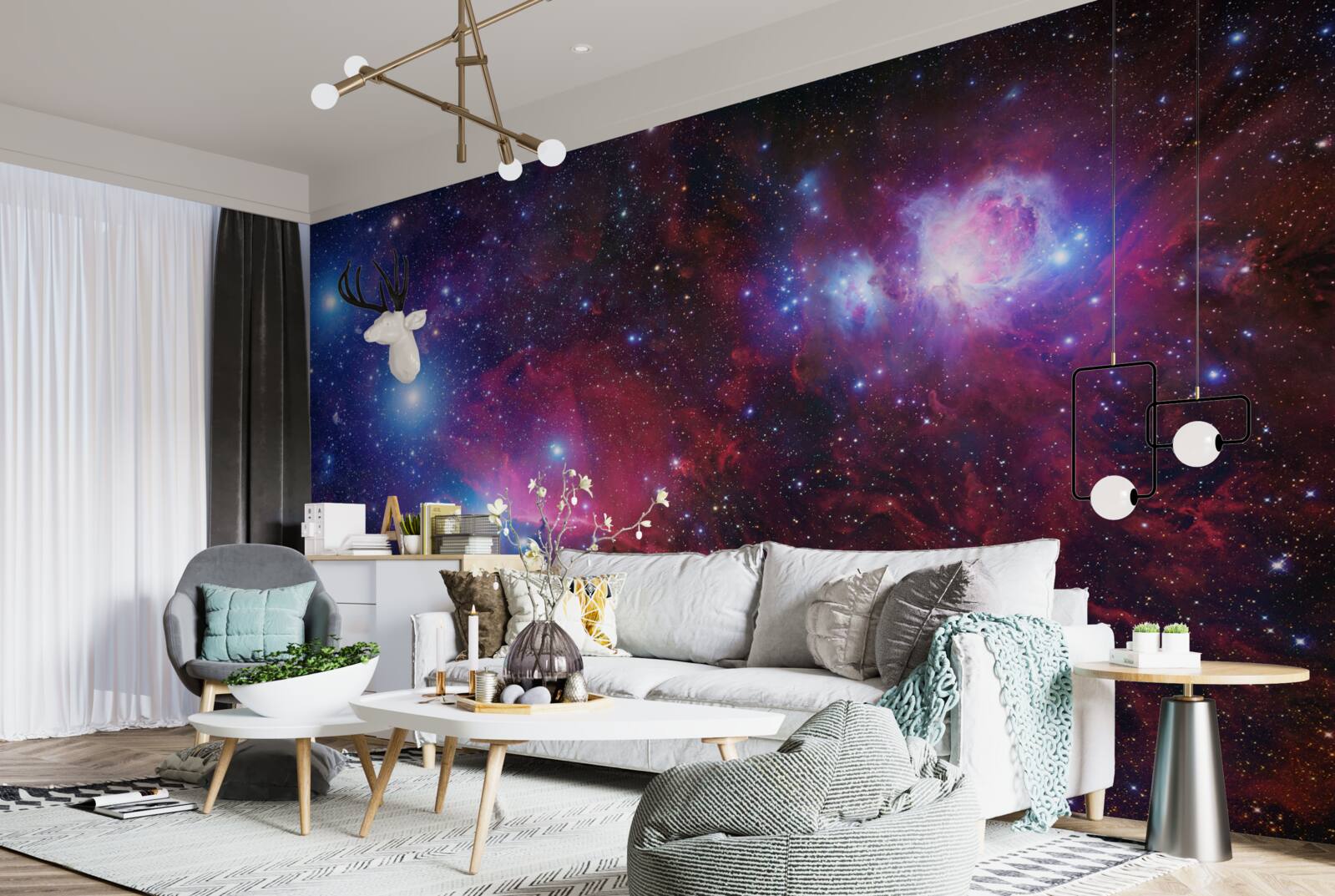 Фотошпалери зоряне небо, вкрите ніччю