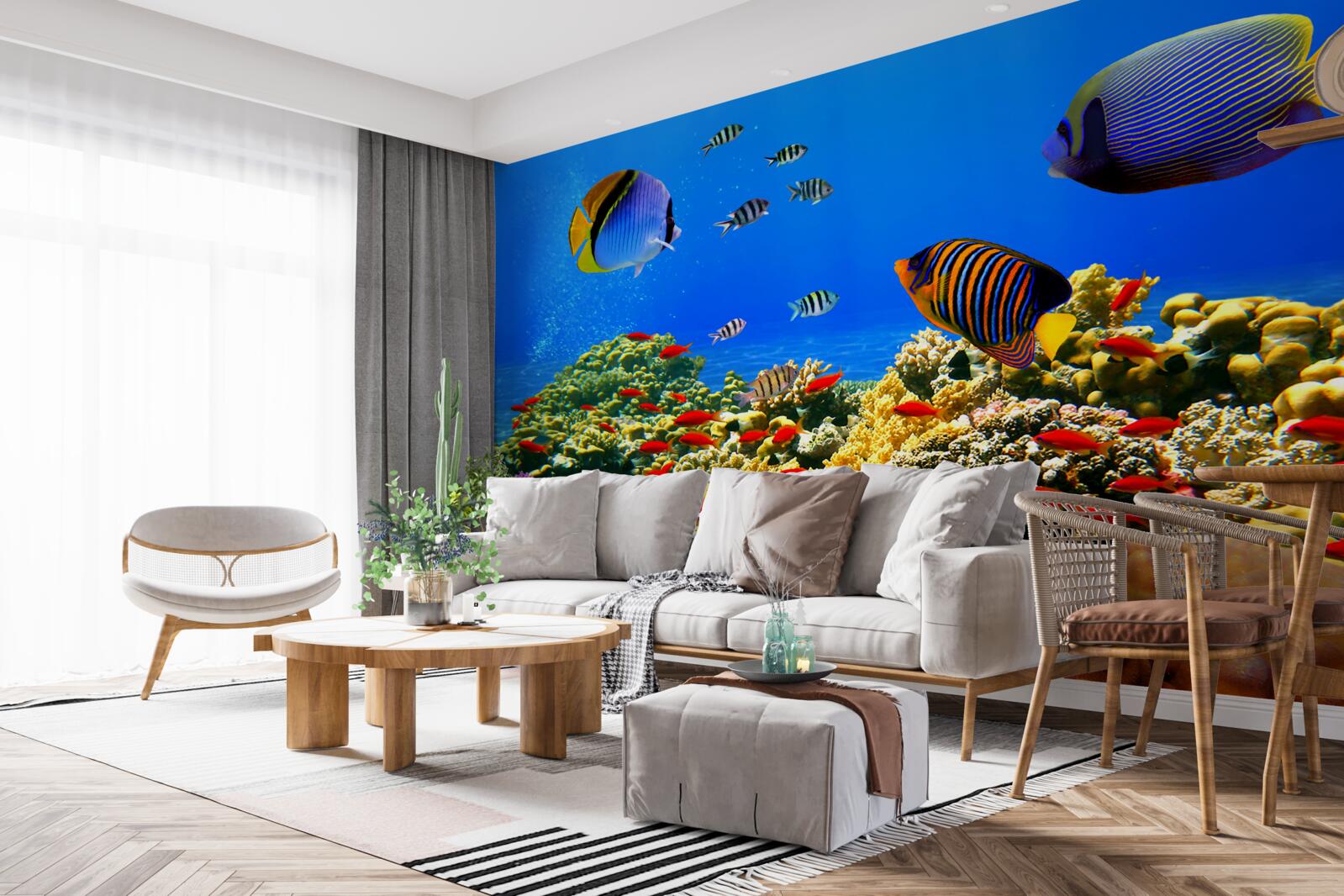 Фотошпалери незавершені глибини океану та його мешканців