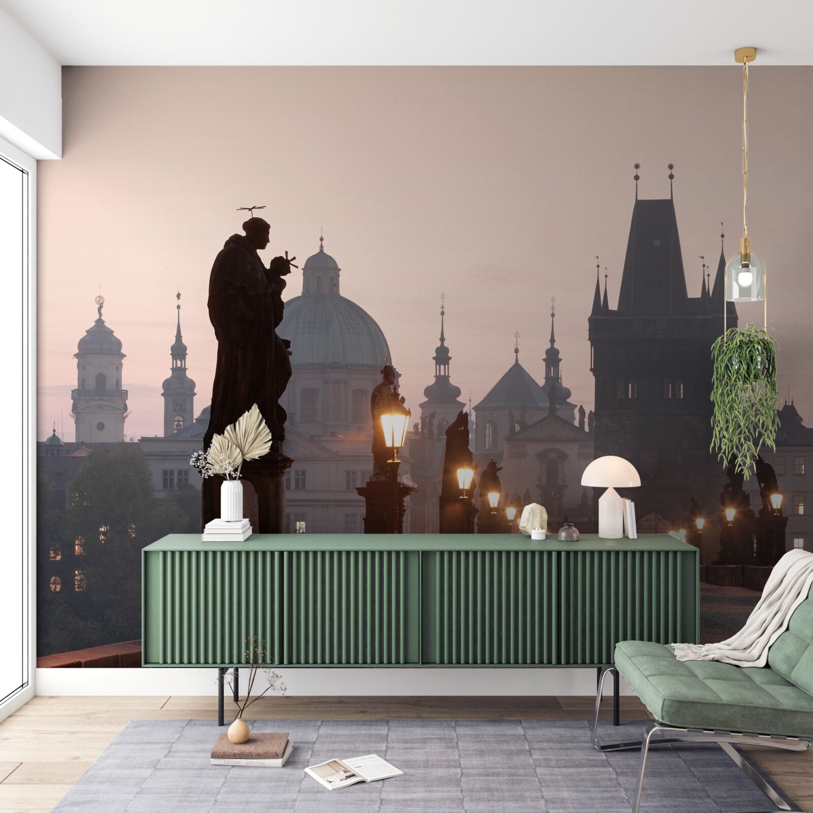 Фотошпалери стара Прага та Карлів міст