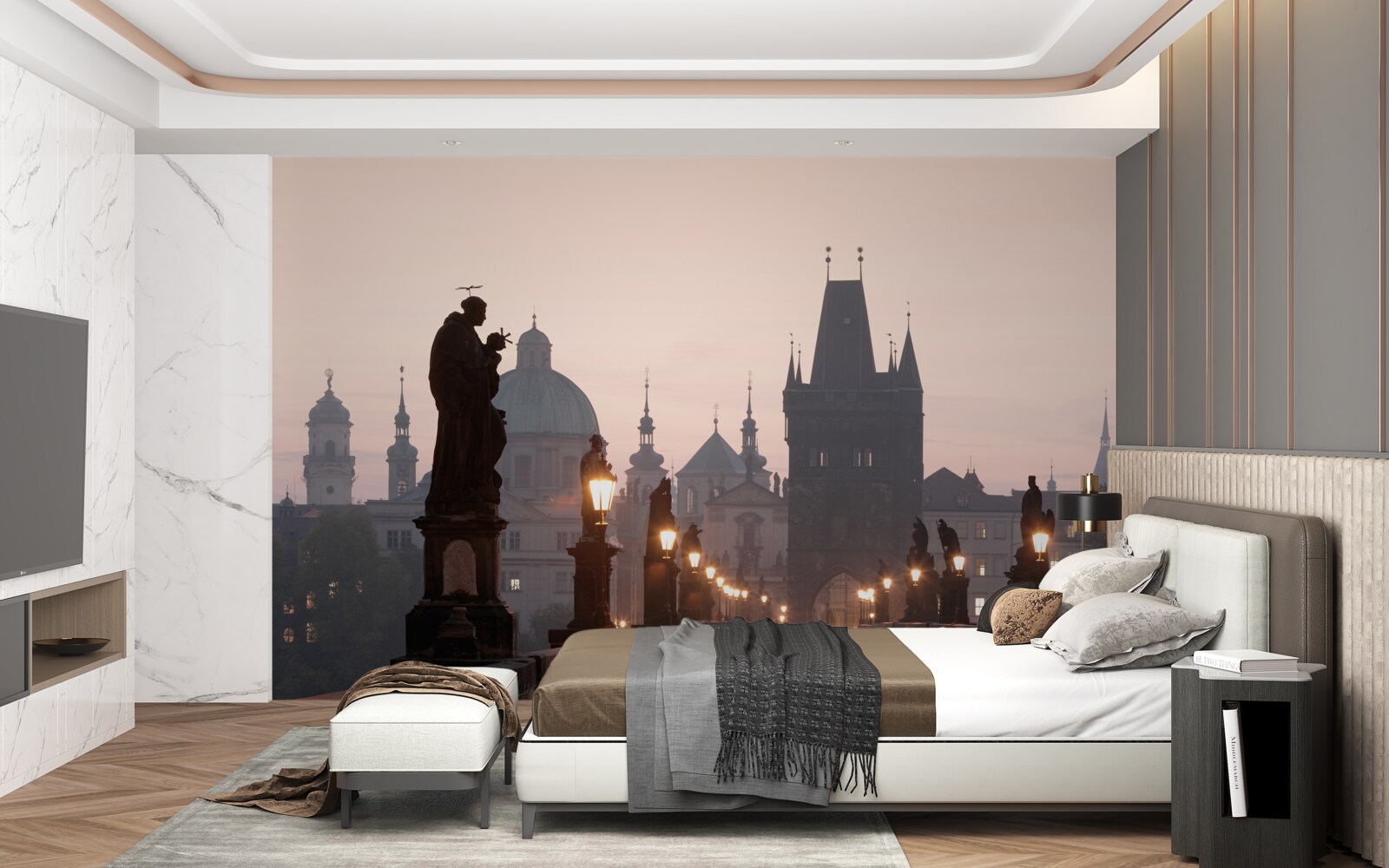 Фотошпалери стара Прага та Карлів міст