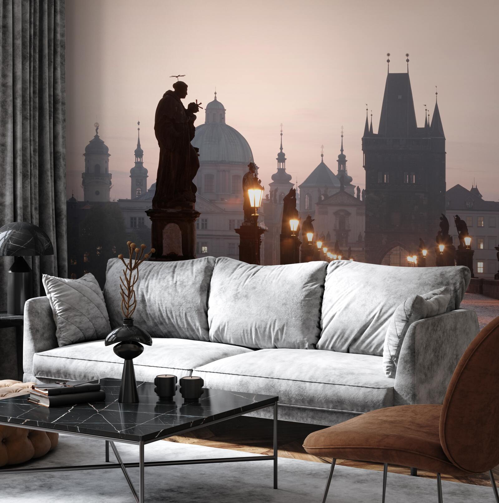 Фотошпалери стара Прага та Карлів міст